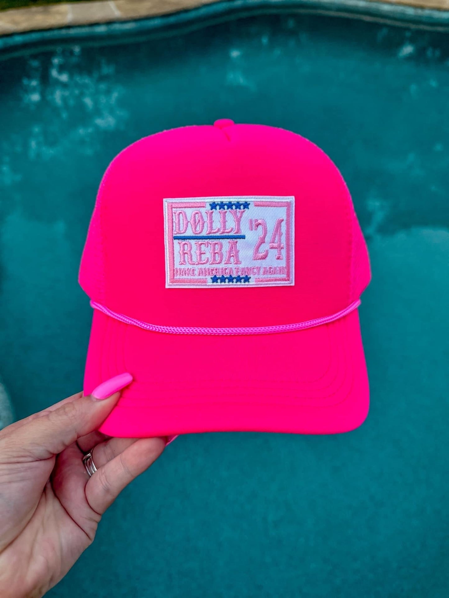 Dolly Reba Patch Hats - Multiple Colors