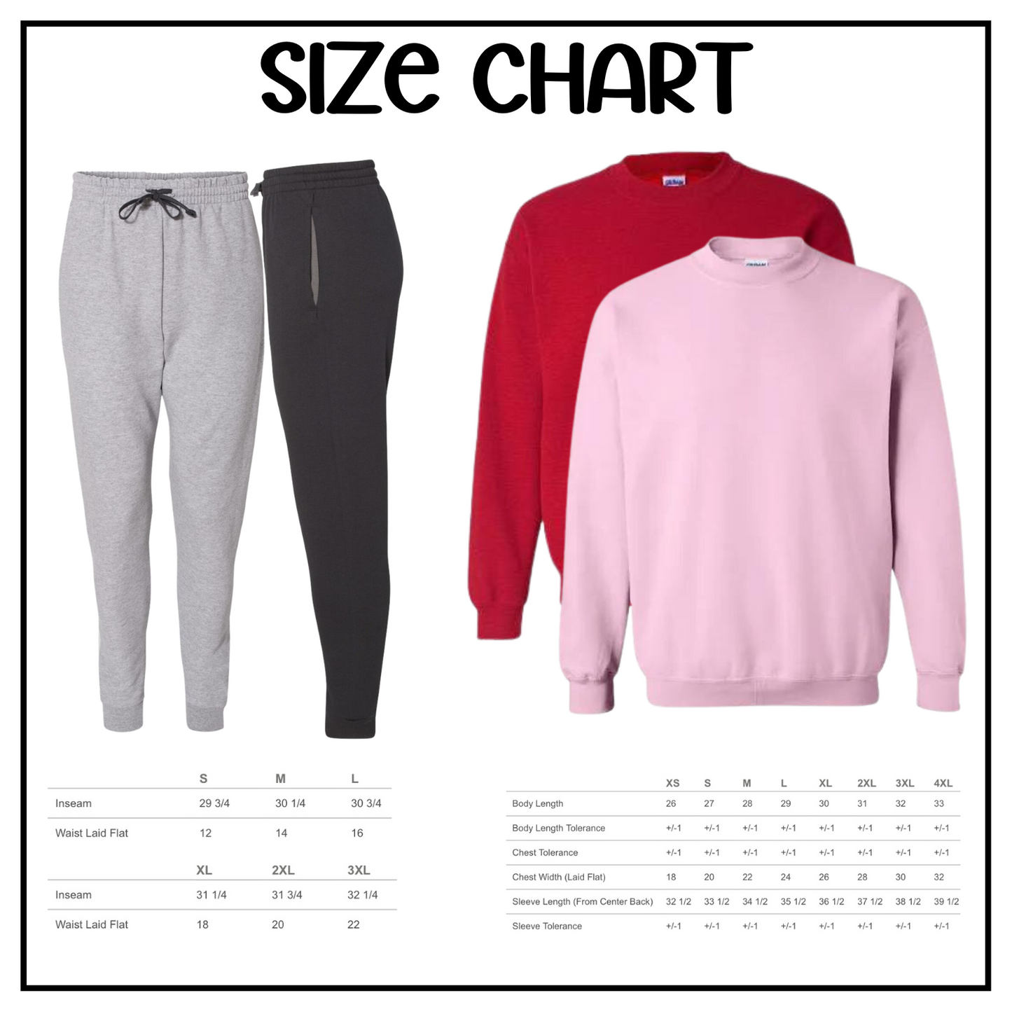 Preppy Mama Claus Jogger - S,L,4X