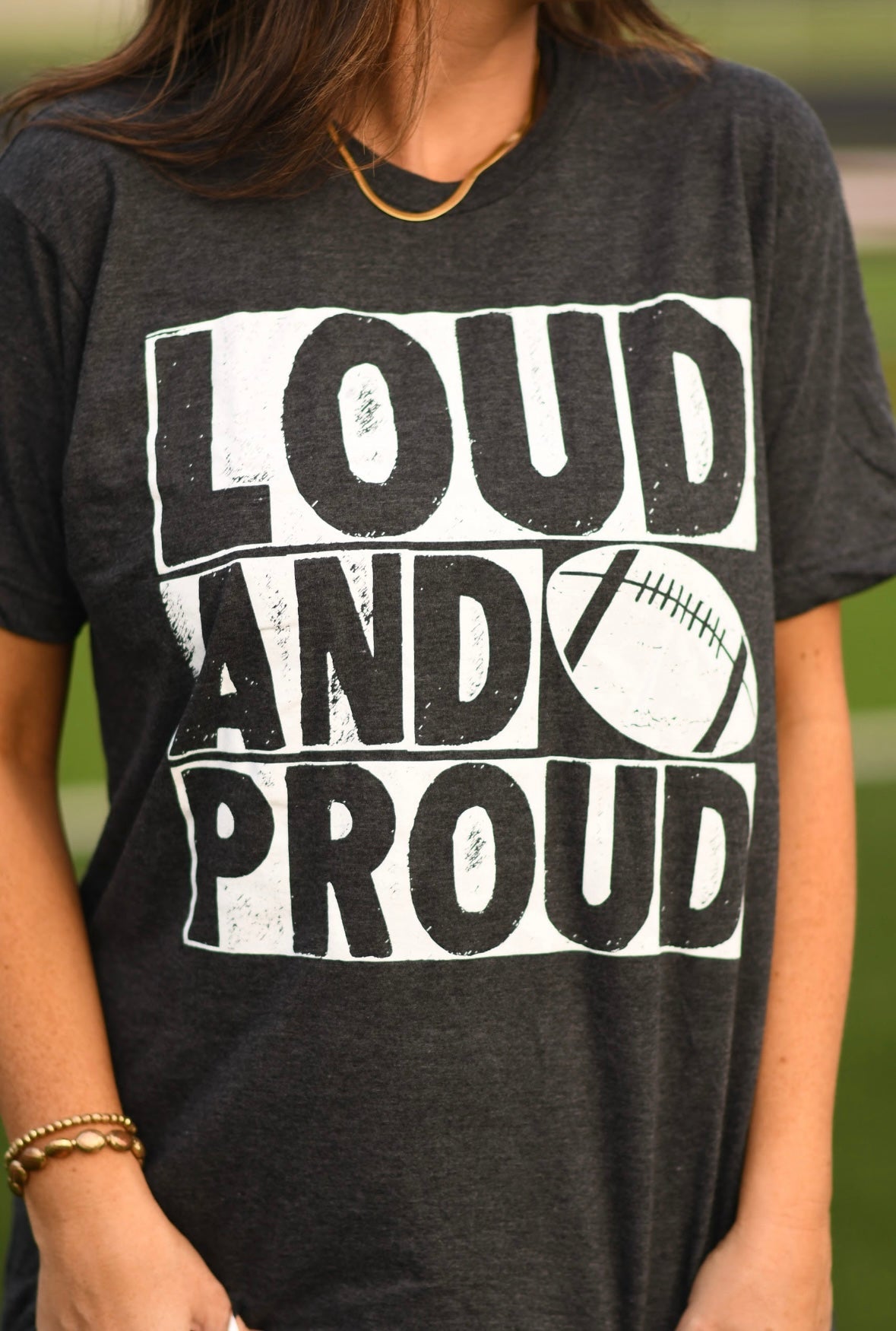 RTS Heather Charcoal Loud And Proud Tee