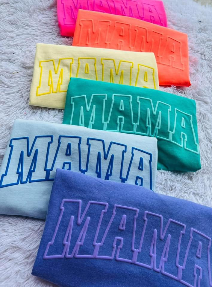 Rainbow Mama Puff Graphic Tee - RTS S XL 2X 4X