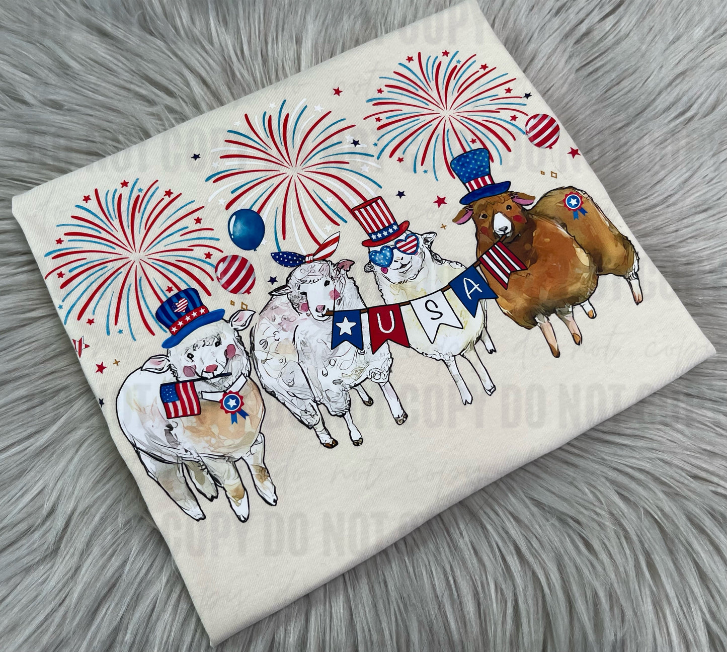 Patriotic Sheep - Toddler/Youth WS