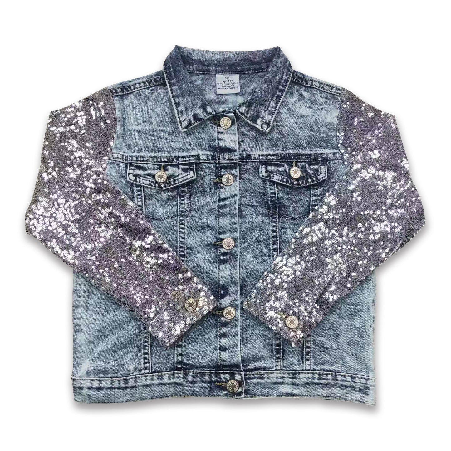 Pre-order Sequin Denim Jacket