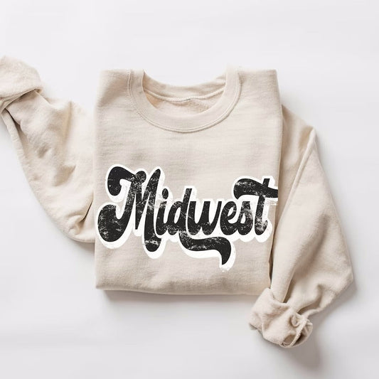 Black Midwest Sweatshirt - Two Options