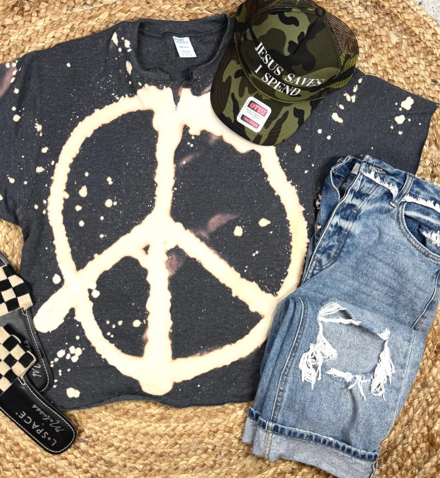 Grafitti Peace Sweatshirts- CUT VERSION