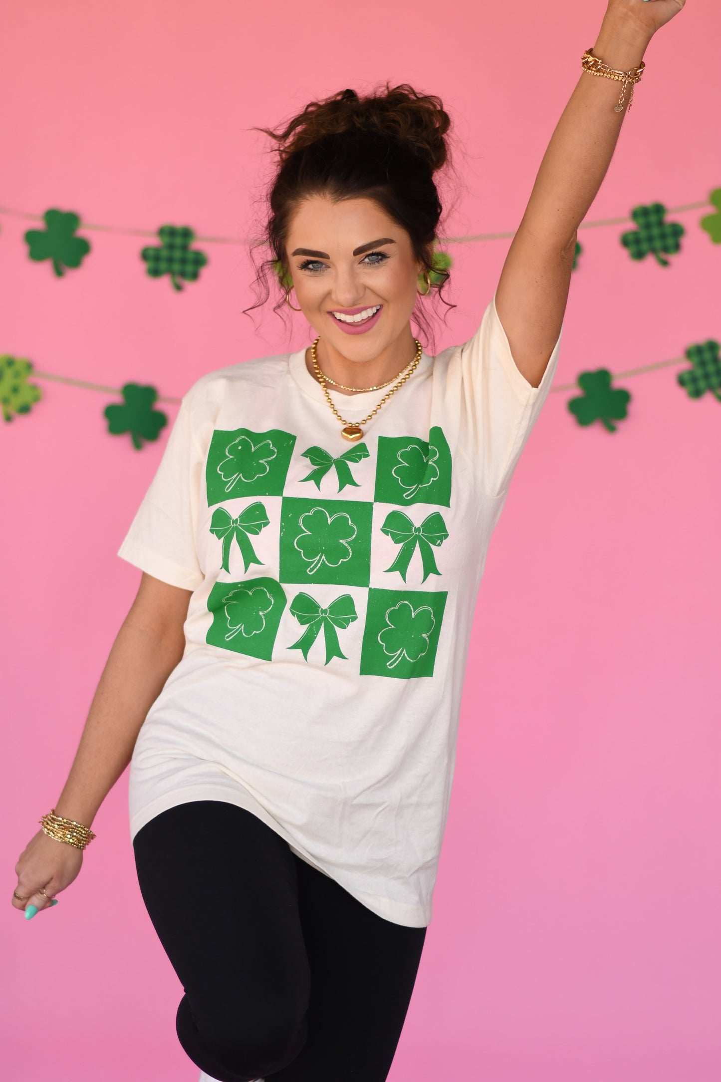 RTS Shamrocks And Bows Tee