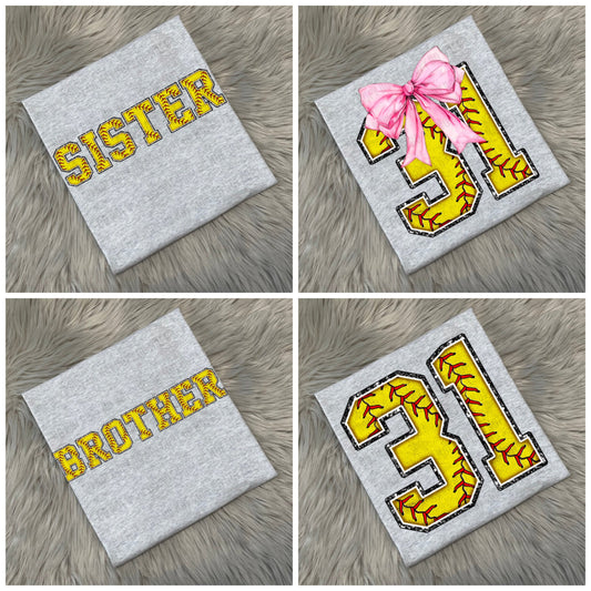 Softball Custom - Children WS