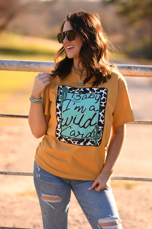 Baby I’m A Wild Card Tee