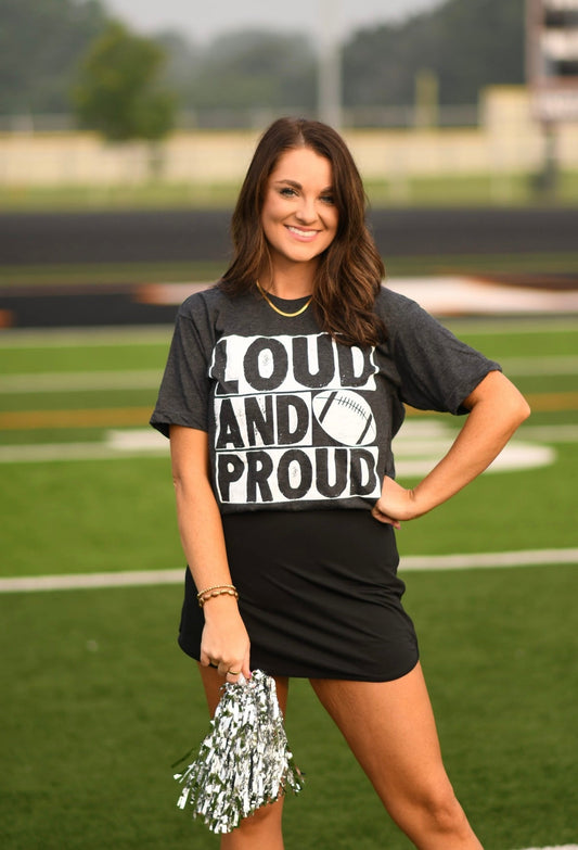 RTS Heather Charcoal Loud And Proud Tee