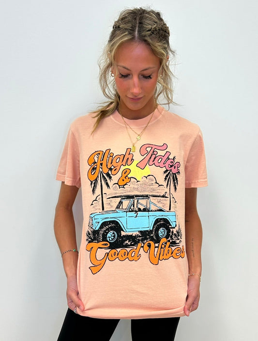High Tides and Good Vibes - (S,M,L,XL,2X,3X,4X)
