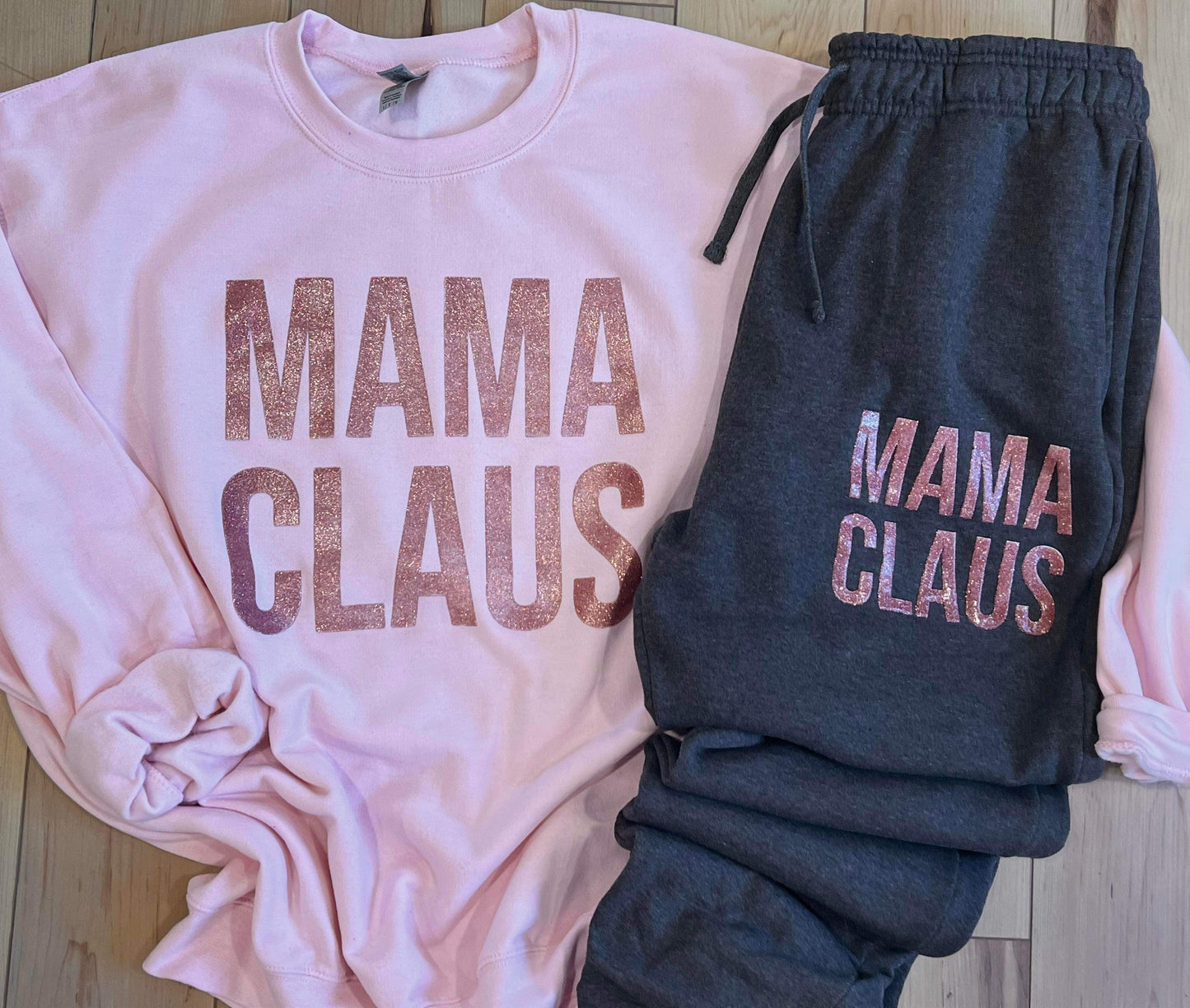 Preppy Mama Claus Jogger - S,L,4X