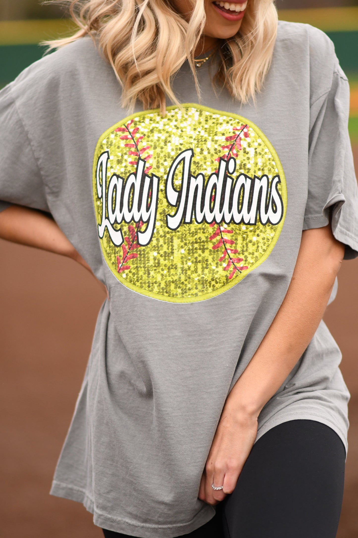 Custom Disco Softball Tee