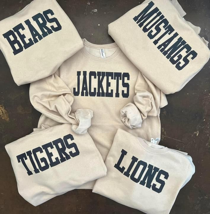 Custom Jersey Mascot Sweatshirt