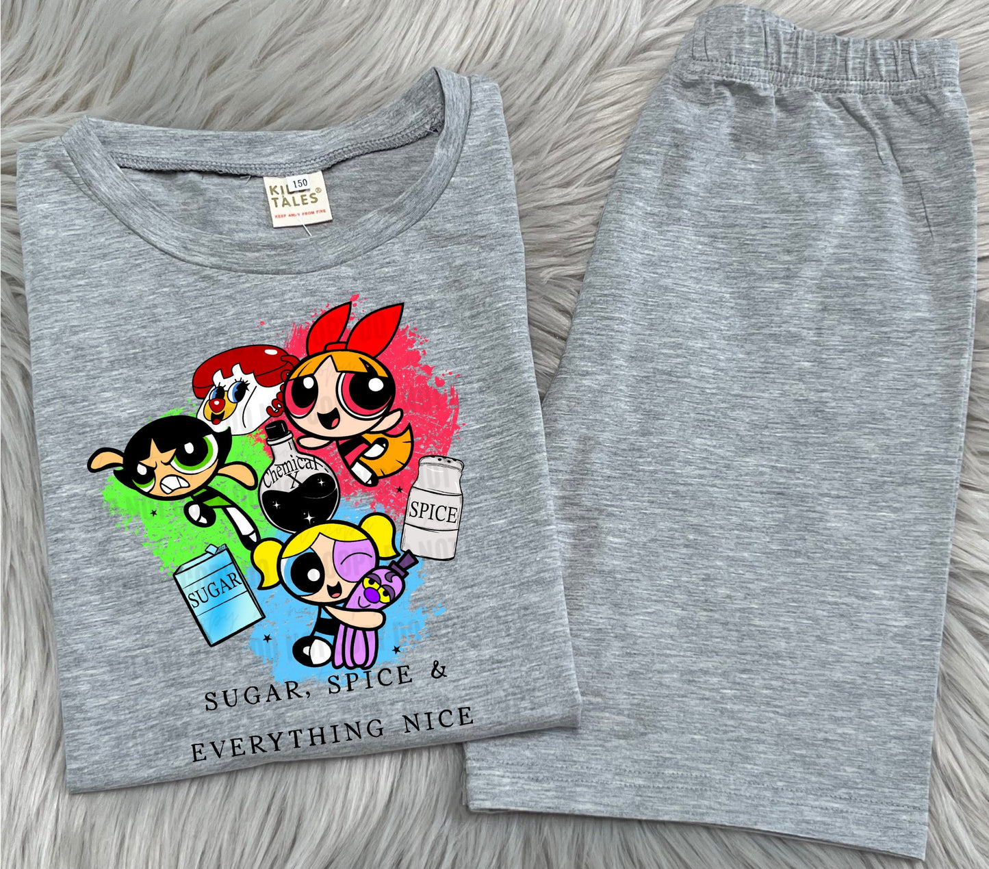 Sugar Spice Everything Nice -SHORT SET Infant/Youth - WS
