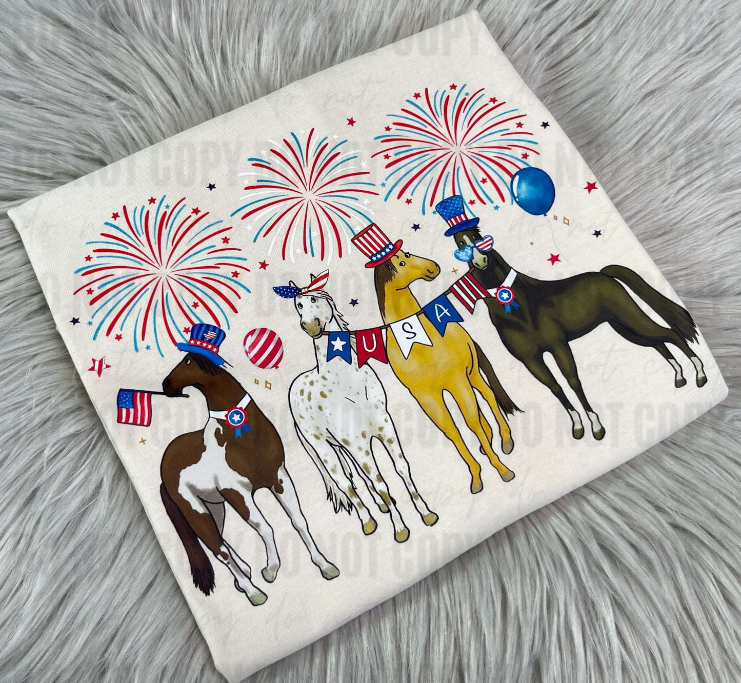 Patriotic Horses - Toddler/Youth WS