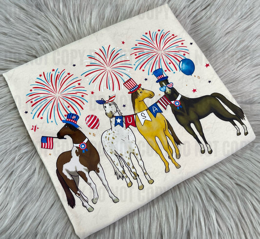 Patriotic Horses - Toddler/Youth WS