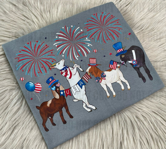 Patriotic Goats - Toddler/Youth WS