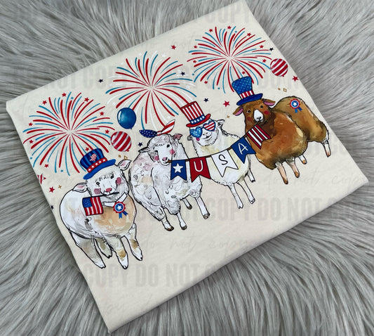 Patriotic Sheep - Toddler/Youth WS