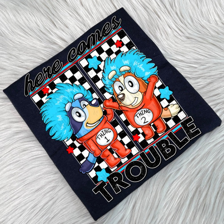 Here comes trouble Sisters -Toddler/Youth WS