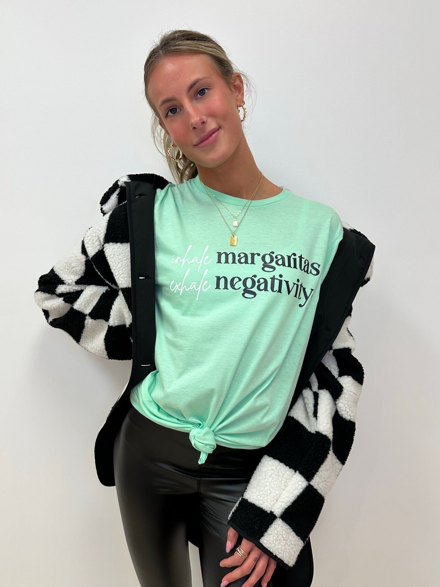 Inhale Margs Exhale Negativity - RTS S M L XL 2X 3X 4X