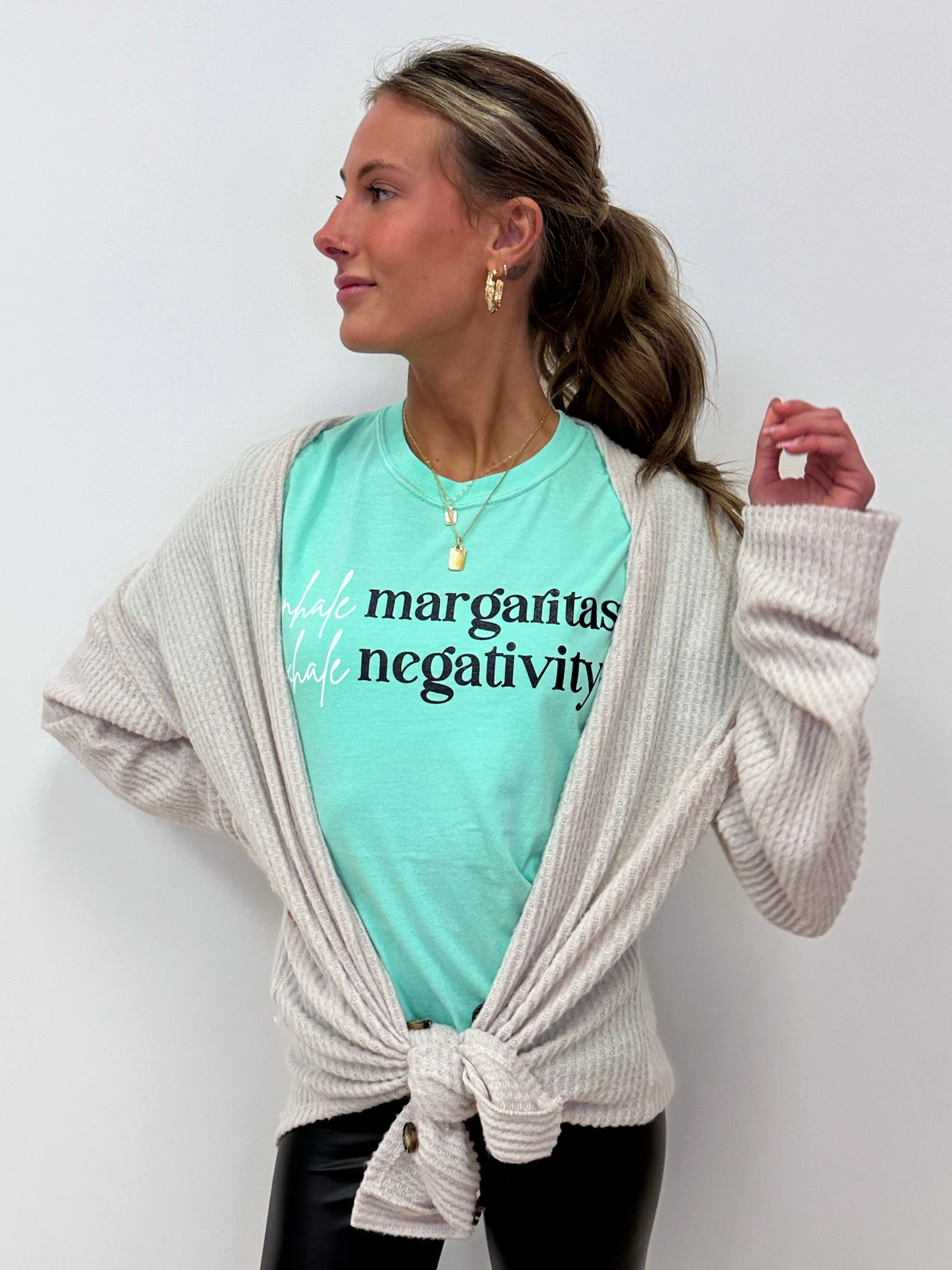 Inhale Margs Exhale Negativity - RTS S M L XL 2X 3X 4X