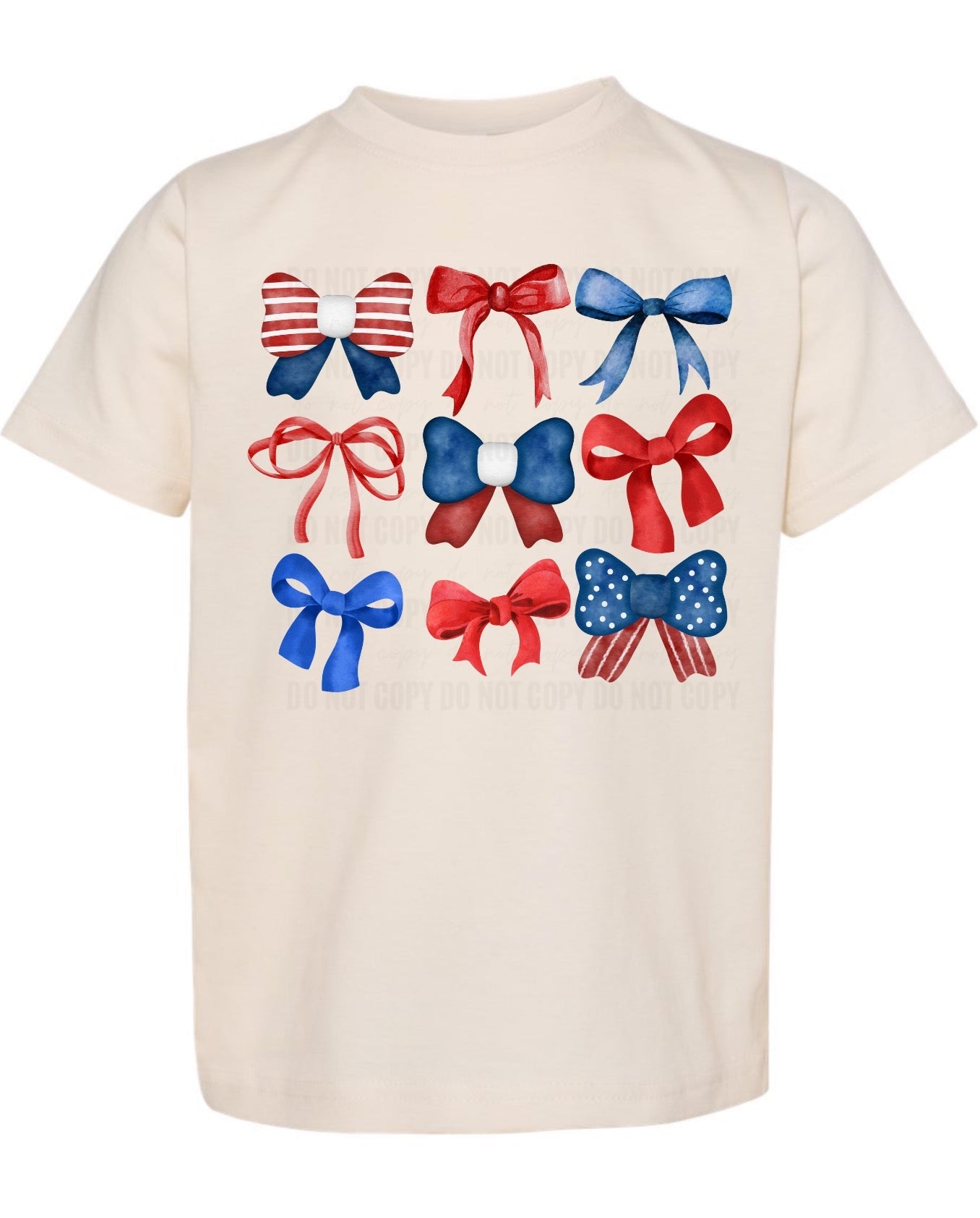 Patriotic Coquette Bows -Toddler/Youth WS