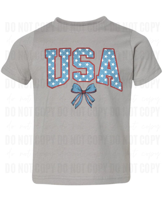 USA Star & Bow -Toddler/Youth WS
