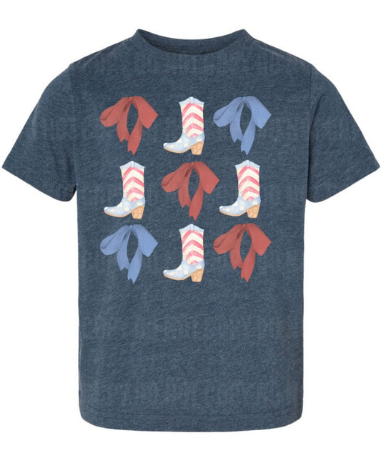 Patriotic Boots & Bows -Toddler/Youth WS