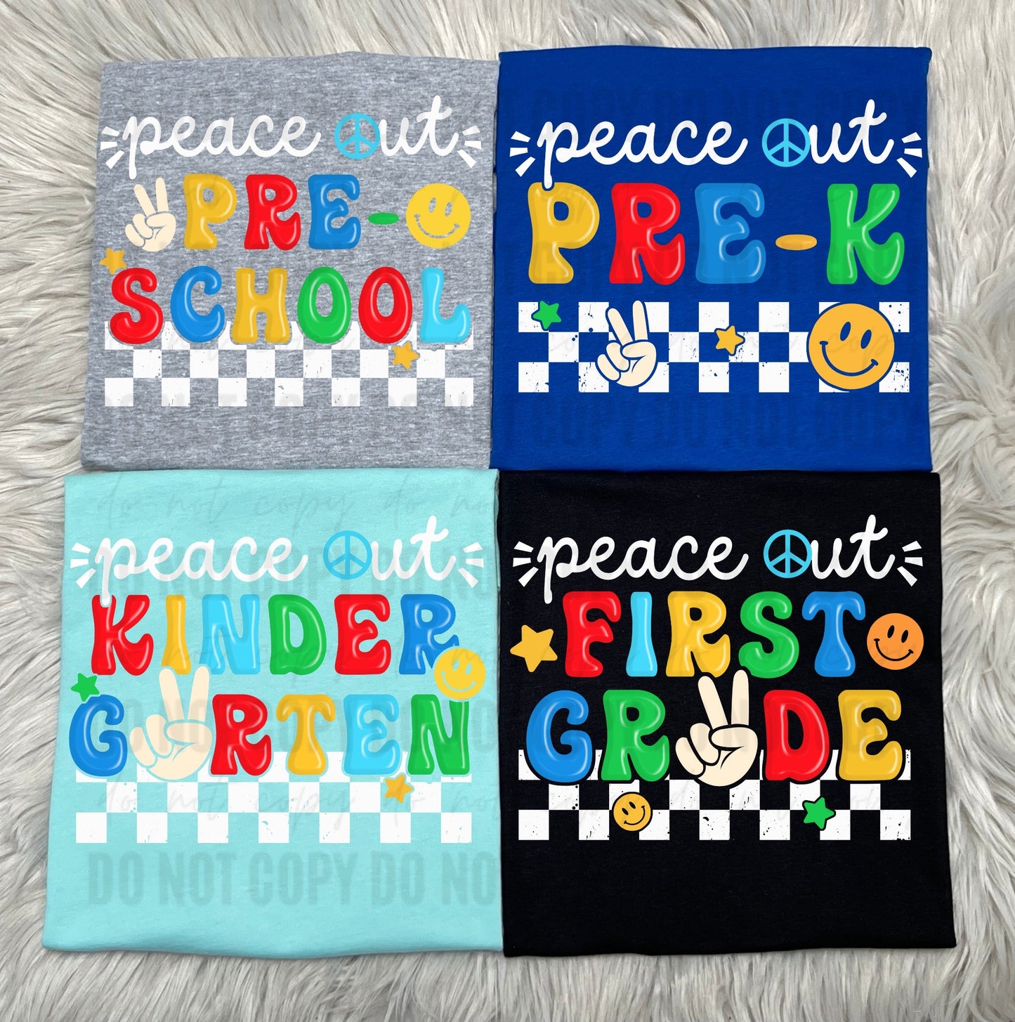 Peace Out (peace sign) -Toddler/Youth WS