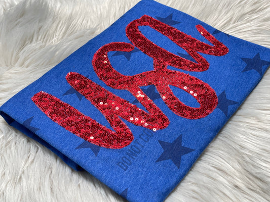 USA Fine Sequin Appliqué  - CHILDREN WS