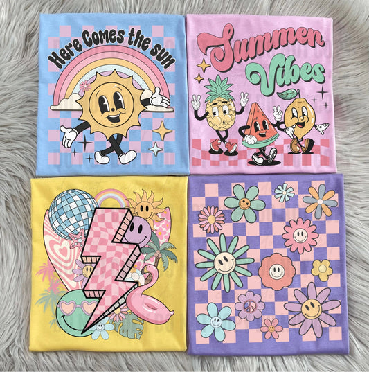 Girl Summer Tees -Toddler/Youth WS