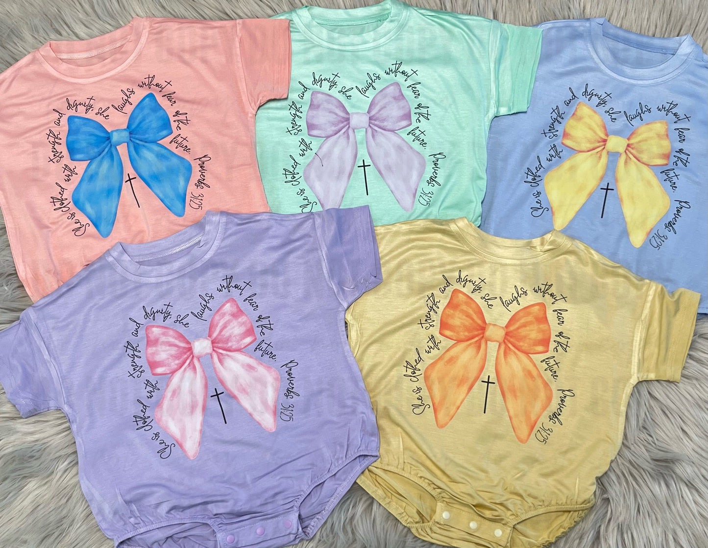 She is Clothed with Strength - Toddler/Youth WS
