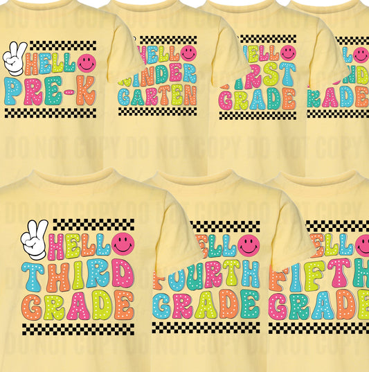 Hello _ grade smile -Toddler/Youth WS