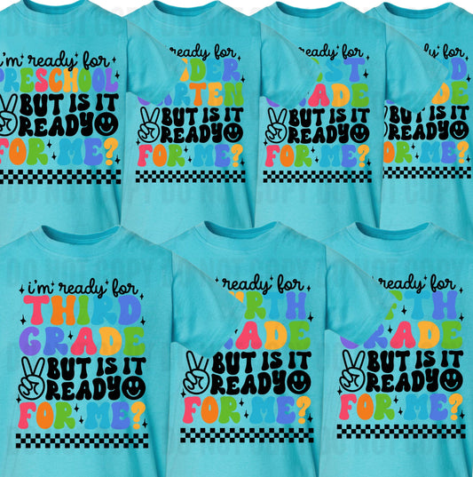 I'm ready for _ but is it ready for me -Toddler/Youth WS