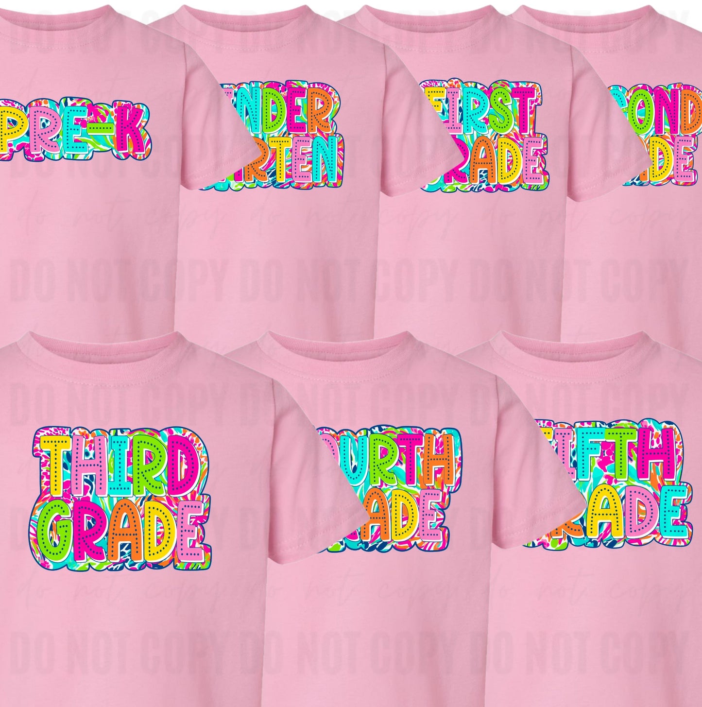 Dotted Floral Grade -Toddler/Youth WS