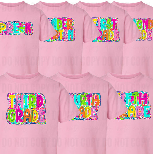 Dotted Floral Grade -Toddler/Youth WS