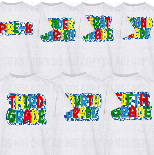 Dotted Checkered Grade -Toddler/Youth WS