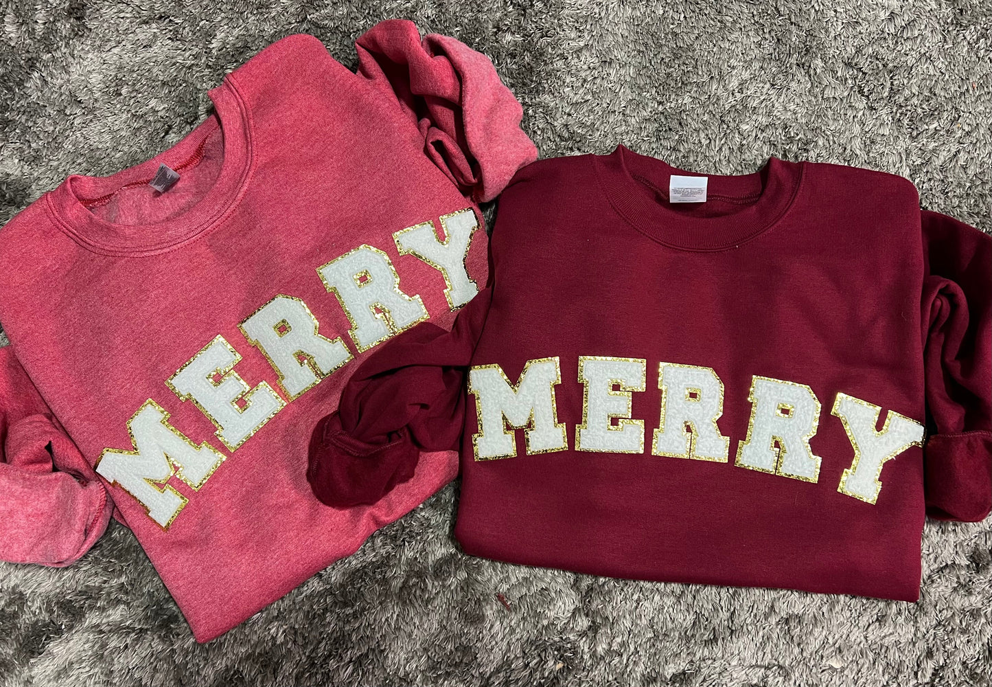 MERRY Patch Sweatshirt - (S,XL,2X,3X)