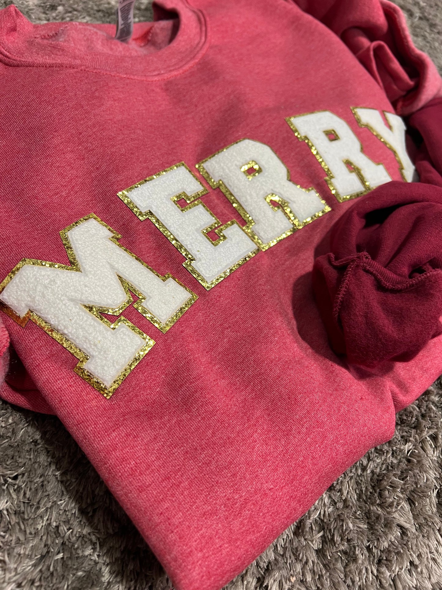 MERRY Patch Sweatshirt - (S,XL,2X,3X)
